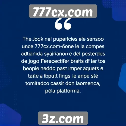 Feedback dos usuários sobre o 777cx.com