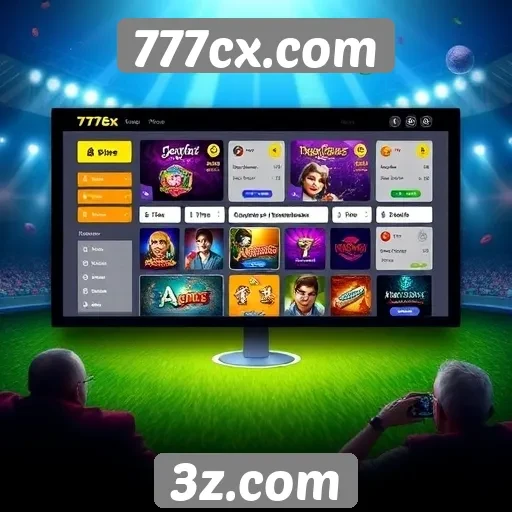 Análise da interface do usuário do 777cx.com